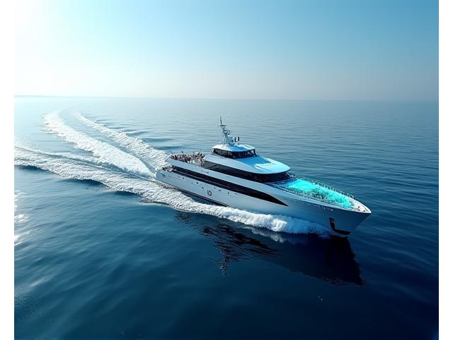 Navio da frota de Setúbal navegando