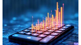 Calculadora digital mostrando números de ROI